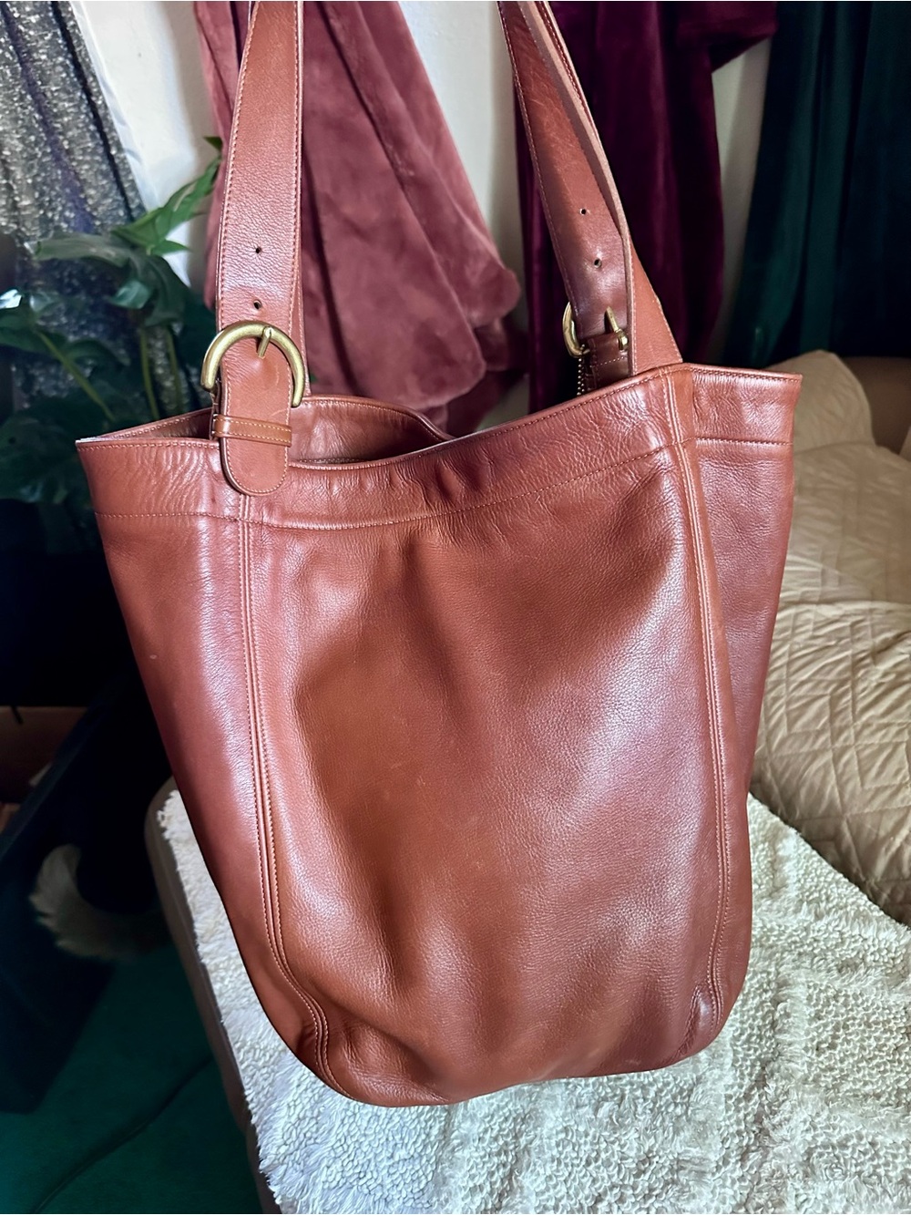 Coach XL Soho British Tan XL Duffle